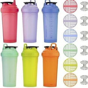 6 Shaker bottles, for smoothies, protein shakes etc. Brand new